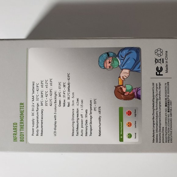 Infrared Forehead Thermometer YK001 Non Contact - Picture 4 of 7